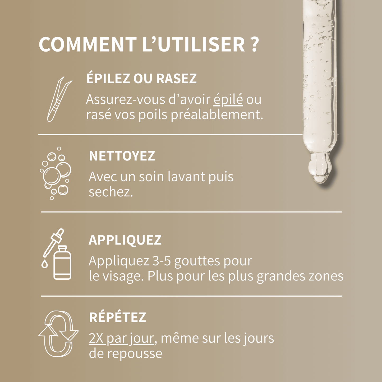 Cypure™ – Sérum Anti-Repousse Naturel
