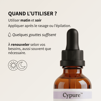 Cypure™ – Sérum Anti-Repousse Naturel
