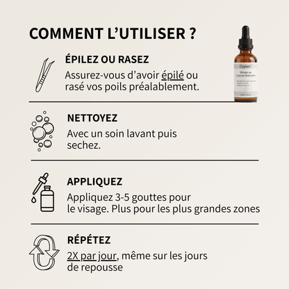 Cypure™ – Sérum Anti-Repousse Naturel