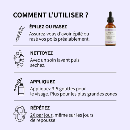 Cypure™ – Sérum Anti-Repousse Naturel