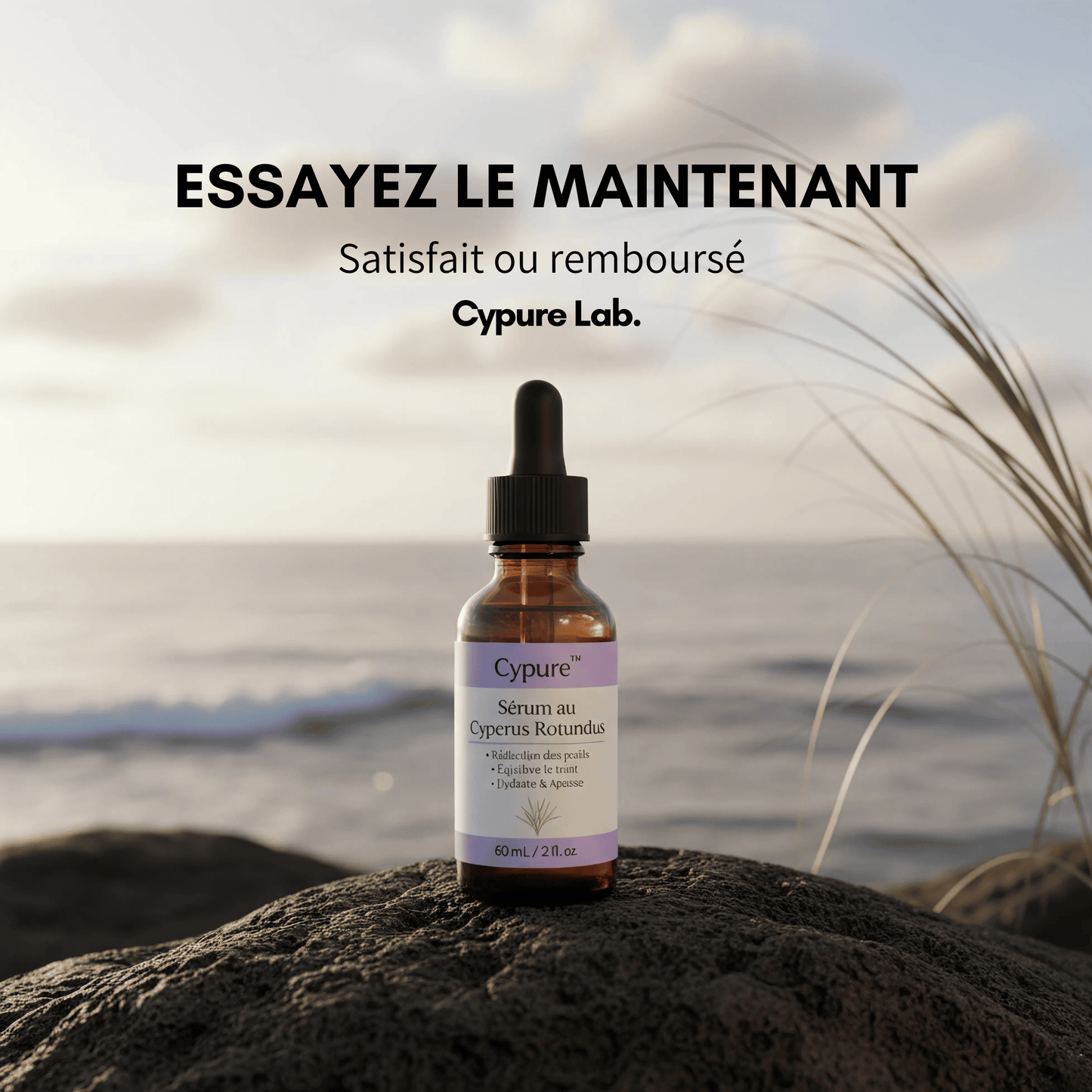 Cypure™ – Sérum Anti-Repousse Naturel